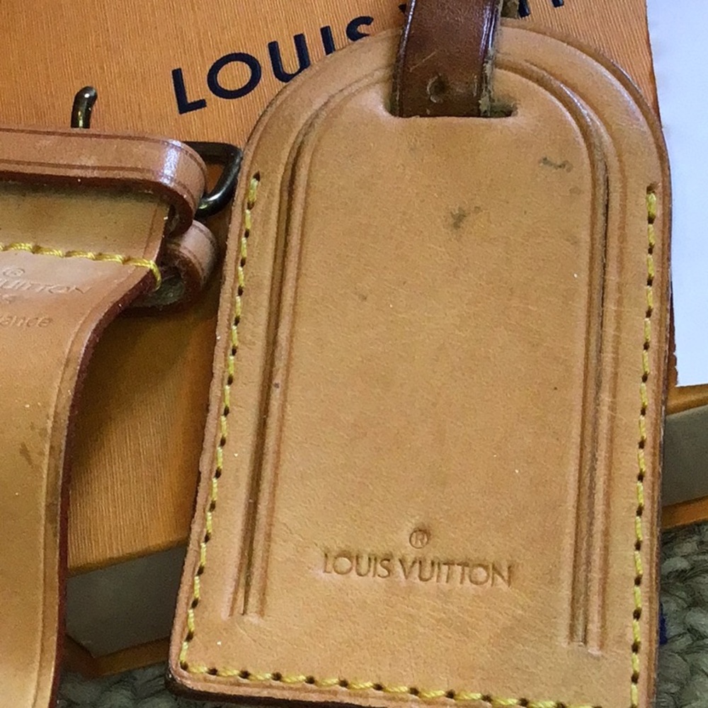 💯% ✨Louis Vuitton✨💕 Large luggage tag and strap - Picture 4 of 7